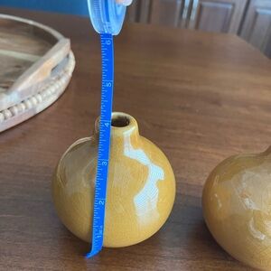 Yellow Ceramic Vase